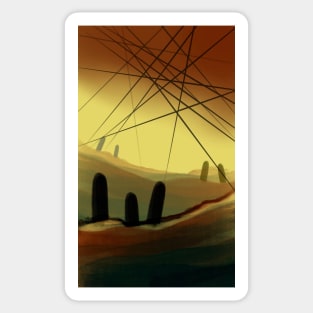 Walk Among the Standing Stones Sticker